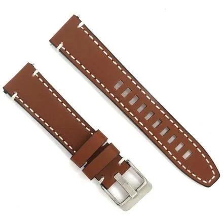 Jasnobrązowy pasek 26 mm skórzany DILOY 414.26.03 + GRATIS dwa teleskopy i narzędzie