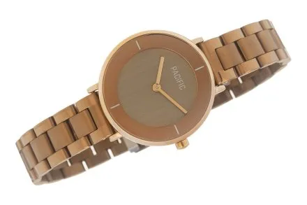 Brązowy damski zegarek z bransoletą PACIFIC X6099-03