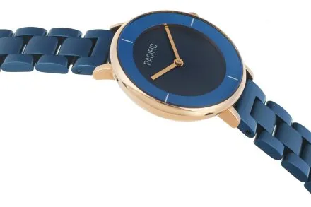 Niebieski damski zegarek z bransoletą PACIFIC X6099-04