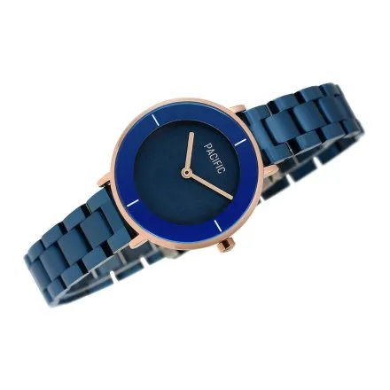 Niebieski damski zegarek z bransoletą PACIFIC X6099-04