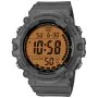 Czarno-pomarańczowy elektroniczny zegarek Casio Sport AE-1500WHC-8AVEF