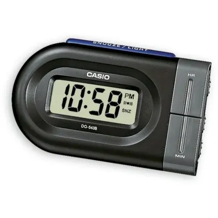 Czarny budzik Casio elektroniczny DQ-543B-1EF