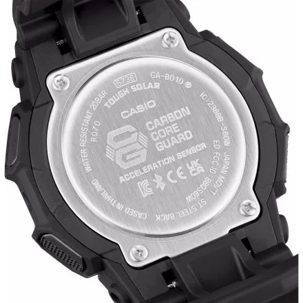 Czarny zegarek Casio G-SHOCK GA-B010-1AER Bluetooth Krokomierz