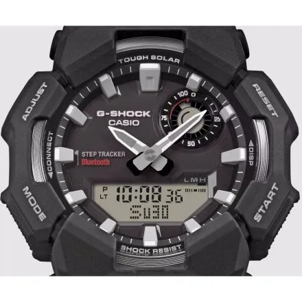 Czarny zegarek Casio G-SHOCK GA-B010-1AER Bluetooth Krokomierz