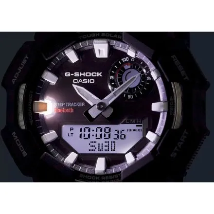 Czarny zegarek Casio G-SHOCK GA-B010-1AER Bluetooth Krokomierz