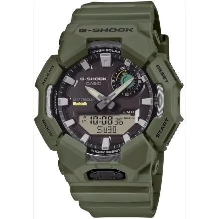 Zielony zegarek Casio G-SHOCK GA-B010-3AER Bluetooth Krokomierz