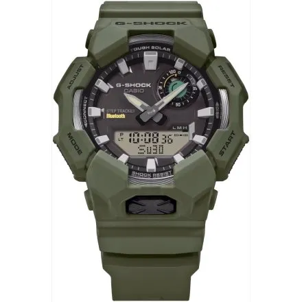 Zielony zegarek Casio G-SHOCK GA-B010-3AER Bluetooth Krokomierz