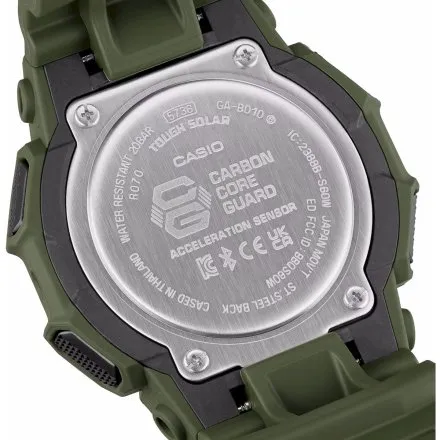 Zielony zegarek Casio G-SHOCK GA-B010-3AER Bluetooth Krokomierz