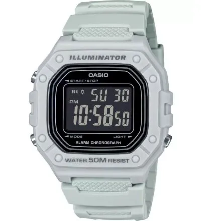 Zegarek Casio Sport W-218H-8BVEF sportowy szary z wyświetlaczem