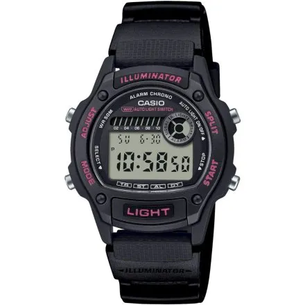 Casio W-220H-1A2VEF lekki zegarek sportowy z podświetleniem LED i stoperem