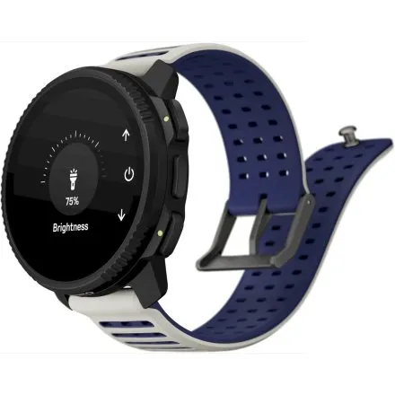 SUUNTO VERTICAL 2 ARCTIC GRAY SS051205000 czarny zegarek outdoorowy z szaro-granatowym paskiem