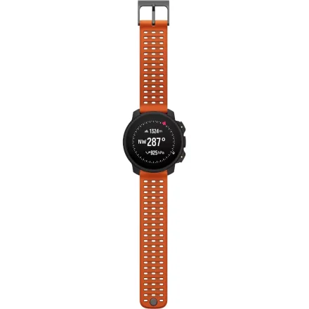 SUUNTO VERTICAL 2 CANYON SS051206000 czarny zegarek outdoorowy z pomarańczowym paskiem