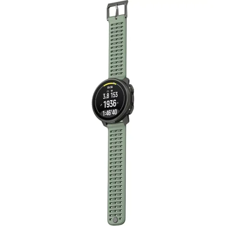 SUUNTO VERTICAL 2 TITANIUM SAGE SS051209000 czarny zegarek tytanowy outdoorowy z zielonym paskiem