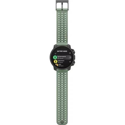 SUUNTO VERTICAL 2 TITANIUM SAGE SS051209000 czarny zegarek tytanowy outdoorowy z zielonym paskiem