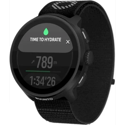 SUUNTO Run All Black czarny zegarek do biegania SS051109000