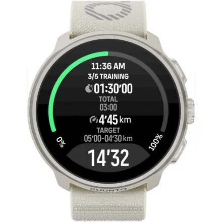 SUUNTO Run Frost Gray szary zegarek do biegania SS051109000