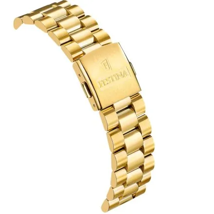 Festina Swiss Made 20086-A Zegarek męski złoty ze szkłem szafirowym