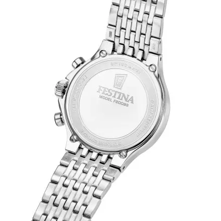 Festina Swiss Made 20093/4 zegarek męski srebrny-czarny chronograf