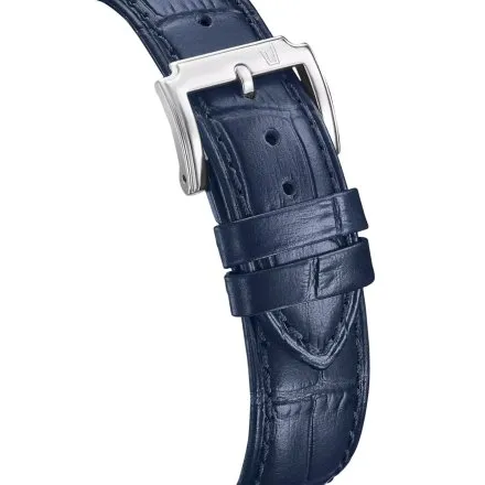 Festina Swiss Made 20094-3 zegarek męski na pasku granatowy retro chrono