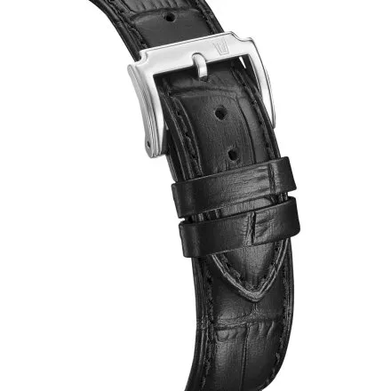 Festina Swiss Made 20094-6 zegarek męski na pasku czarny-rubinowy retro chrono