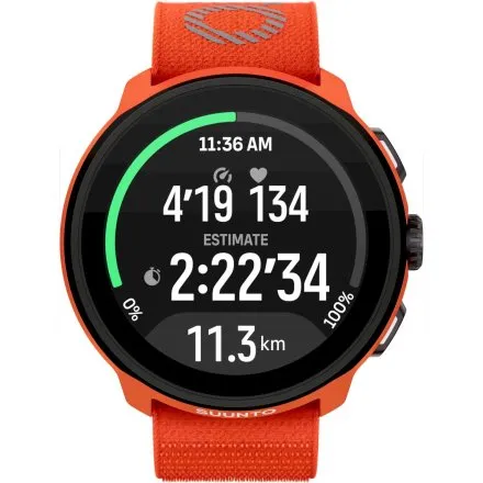 SUUNTO Run Coral Orange pomarańczowy zegarek do biegania SS051112000