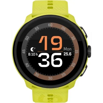 SUUNTO Run Lime zielony zegarek do biegania z silikonowym paskiem SS051274000