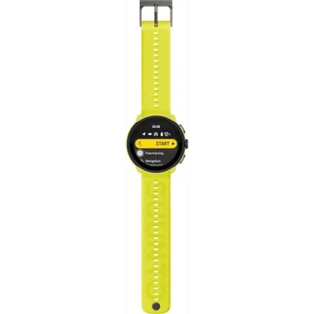 SUUNTO Run Lime zielony zegarek do biegania z silikonowym paskiem SS051274000