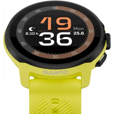 SUUNTO Run Lime zielony zegarek do biegania z silikonowym paskiem SS051274000
