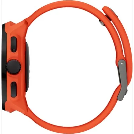 SUUNTO Run Coral Orange pomarańczowy zegarek do biegania z silikonowym paskiem SS051275000
