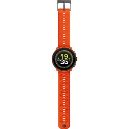 SUUNTO Run Coral Orange pomarańczowy zegarek do biegania z silikonowym paskiem SS051275000