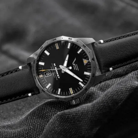 Vostok Europe N1 Rocket Compact NH35A-125A747 zegarek automatyczny męski czarny