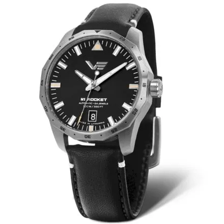 Vostok Europe N1 Rocket Compact NH35A-125A747 zegarek automatyczny męski czarny