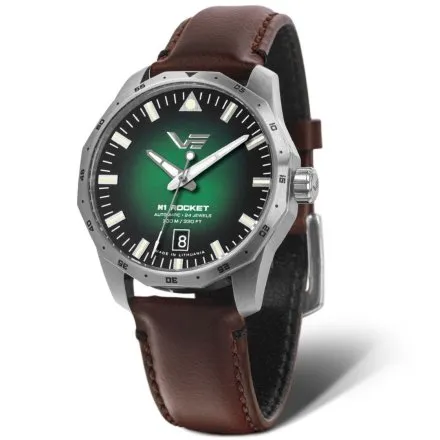 Vostok Europe N1 Rocket Compact NH35A-125A749 zegarek automatyczny męski zielony
