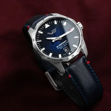 Vostok Europe N1 Rocket Compact NH35A-125A748 zegarek automatyczny męski niebieski