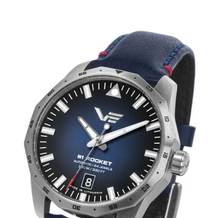 Vostok Europe N1 Rocket Compact NH35A-125A748 zegarek automatyczny męski niebieski