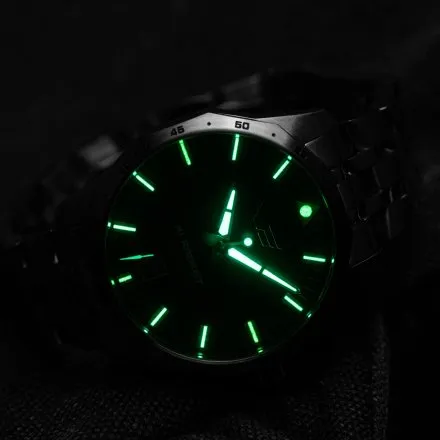 Vostok Europe N1 Rocket Compact NH35A-125A747B zegarek automatyczny męski czarny na bransolecie