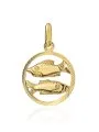 Zawieszka złota znak zodiaku RYBY • Złoto 585 0.80 g