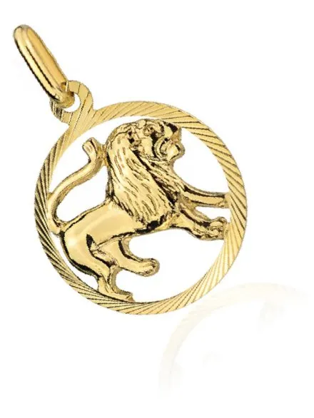 Zawieszka złota znak zodiaku LEW • Złoto 585 0.83 g