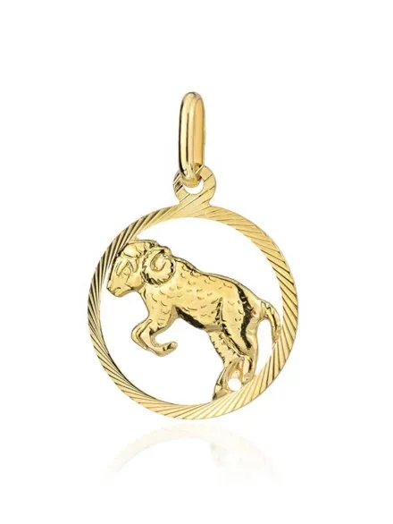 Zawieszka złota znak zodiaku BARAN • Złoto 585 0.73 g