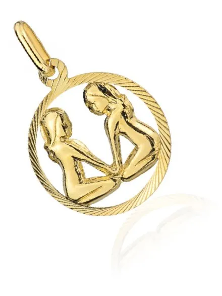 Zawieszka złota znak zodiaku BLIŹNIĘTA • Złoto 585 0.72 g