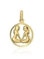 Zawieszka złota znak zodiaku BLIŹNIĘTA • Złoto 585 0.73 g