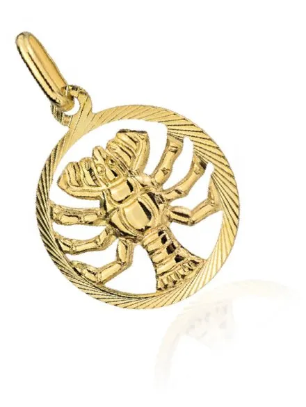 Zawieszka złota znak zodiaku RAK • Złoto 585 0.85 g