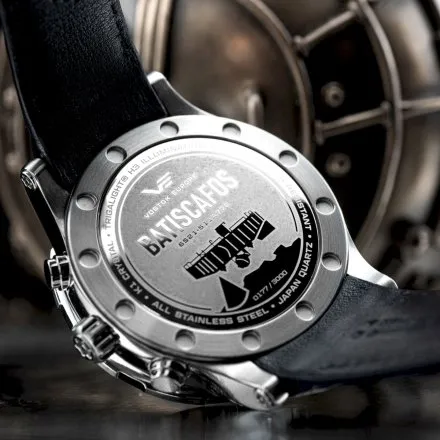 Zegarek Vostok Europe Batiscafos granatowy 6S21-511A772 Diver 300m Chrono