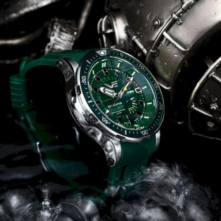 Vostok Europe Batiscafos Hybrid brązowy PX84-511A770 zegarek Diver 300m Tryt