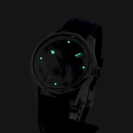 Zegarek damski Vostok Europe Vilnelė Diamond srebrny z bransoletą diamenty, solar, 100m