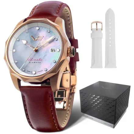 Zegarek damski Vostok Europe Vilnele Diamond VS42-125B754 diamenty solar 100m