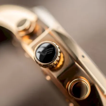 Zegarek damski Vostok Europe Vilnelė czarno-różowy JS20-125B751 chrono 100m