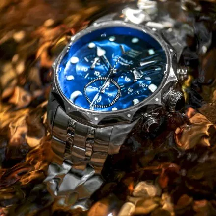 Zegarek damski Vostok Europe Vilnelė niebieski JS20-125A750 chrono 100m