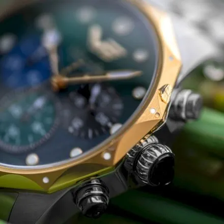 Zegarek damski Vostok Europe Vilnelė Chrono bicolour z bransoletą JS20-125E752B