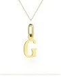 Zawieszka złota literka G • Złoto 585 0.22 g